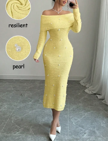 Rochie lunga SHEIN, galben