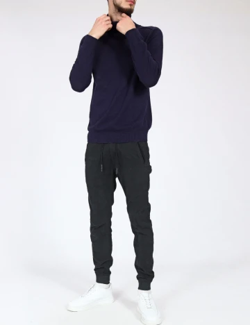 Pantaloni Pull&Bear, negru