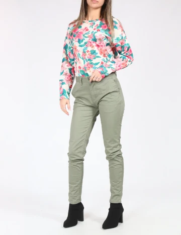 Pantaloni Pull&Bear, verde