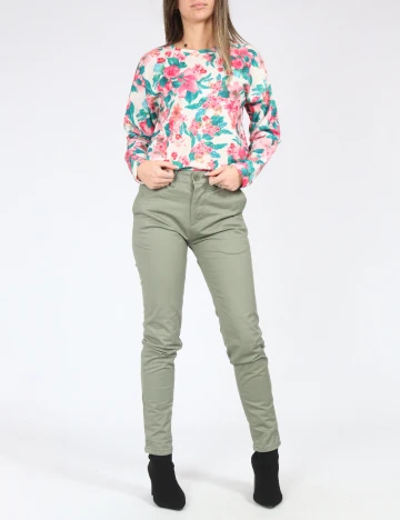 Pantaloni Pull&Bear, verde