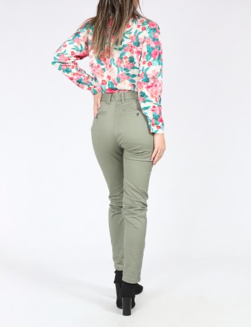 Pantaloni Pull&Bear, verde