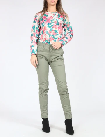 Pantaloni Pull&Bear, verde