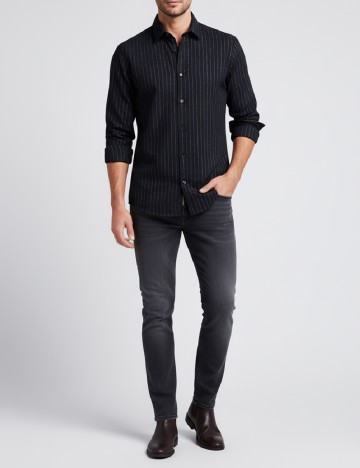 
						Camasa Zara, bleumarin inchis