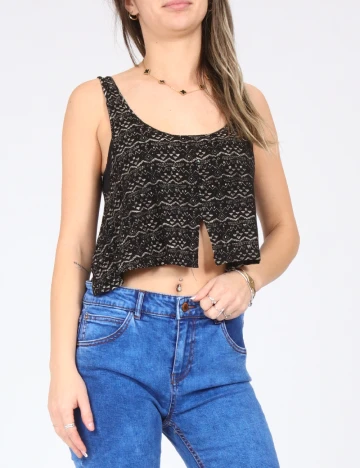 Top Pull&Bear, negru