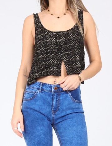 Top Pull&Bear, negru