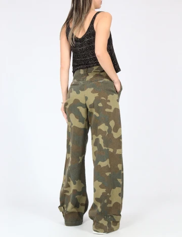 Pantaloni Zara, army