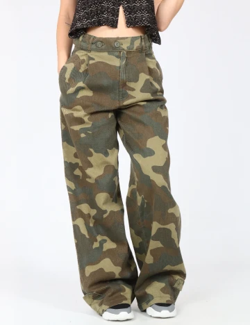 Pantaloni Zara, army