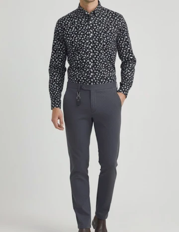 Camasa Zara, bleumarin