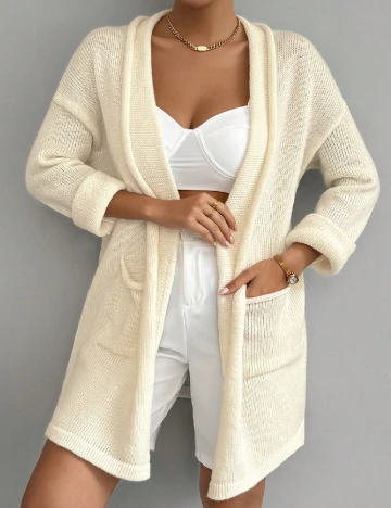 Cardigan SHEIN, ecru