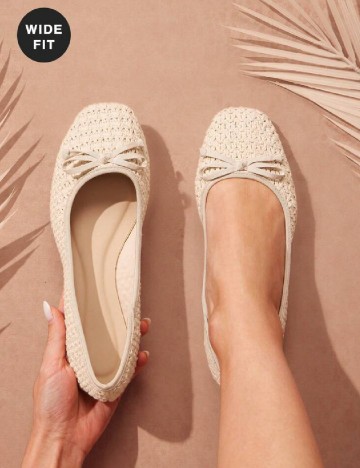 Balerini SHEIN, crem