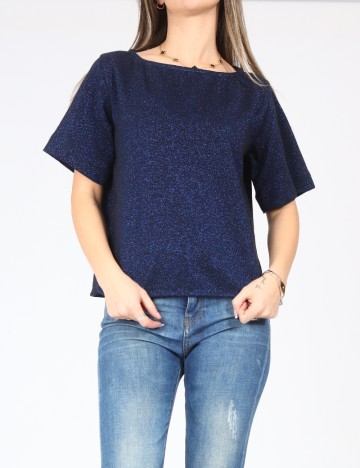 Bluza Oversize Zara, albastru