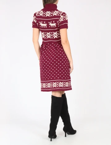 Rochie scurta Zara, visiniu