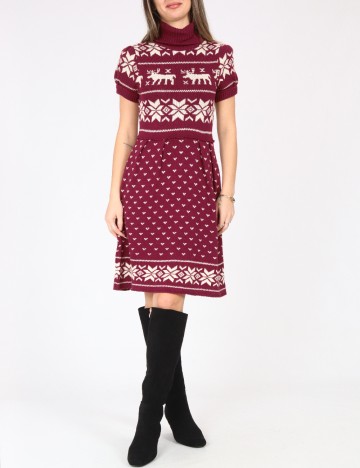 Rochie scurta Zara, visiniu