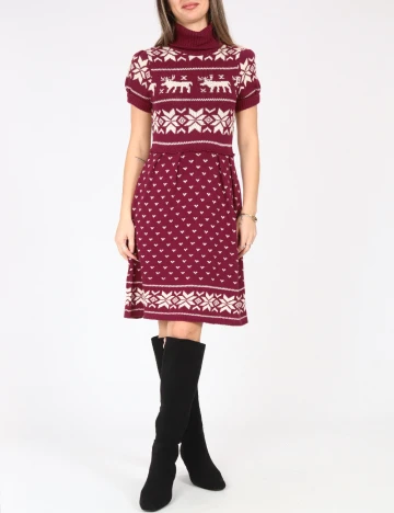 Rochie scurta Zara, visiniu