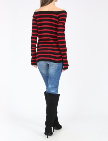 Bluza Zara, rosu/negru