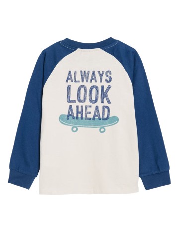 Bluza Cool Club, crem/albastru