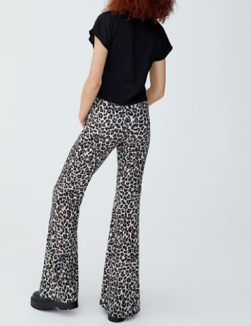 Pantaloni Pull&Bear, animal print