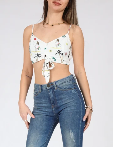 Top Bershka, alb