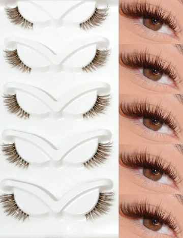 Gene false 5 perechi SHEIN, maro