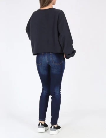 Bluza Oversize Pull&Bear, albastru