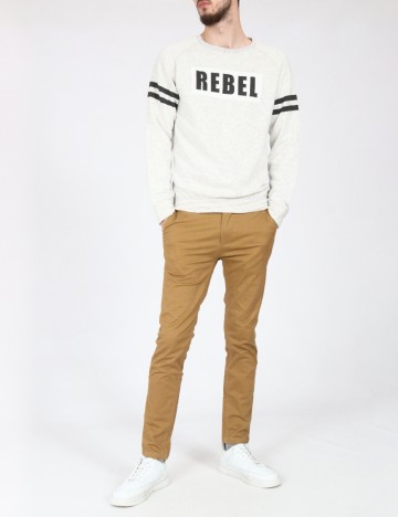 Pantaloni Pull&Bear, maro