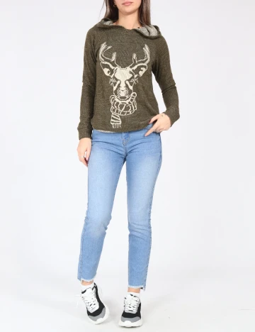 Blugi Bershka, albastru