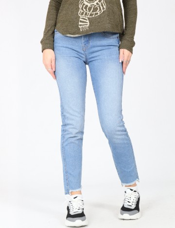 Blugi Bershka, albastru