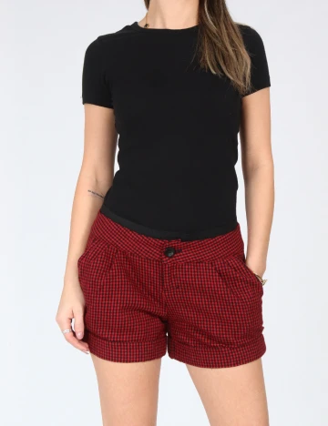 Pantaloni scurti Zara, rosu