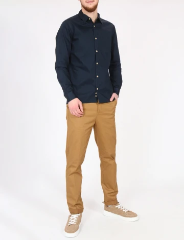 Camasa Zara, bleumarin