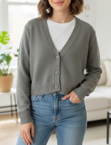 
						Cardigan Zara, gri