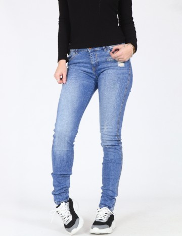 Blugi Bershka, albastru