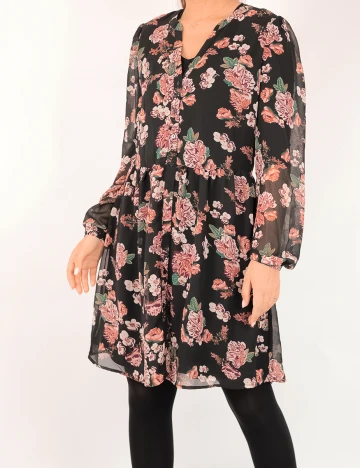 Rochie Vila, imprimeu floral, 38