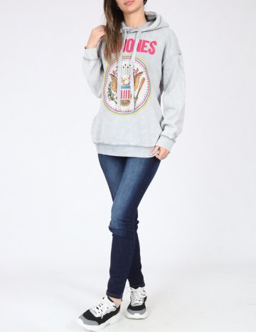 Hanorac Bershka, gri