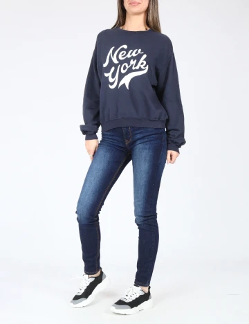 Bluza Pull&Bear, bleumarin