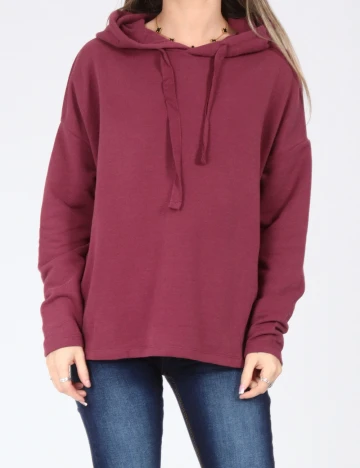 Hanorac Pull&Bear, roz pudra inchis