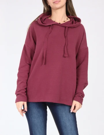 Hanorac Pull&Bear, roz pudra inchis