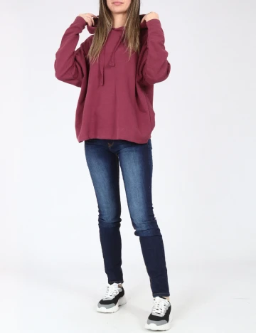 Hanorac Pull&Bear, roz pudra inchis