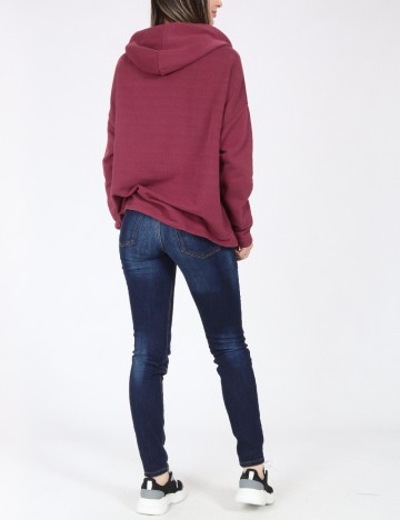 Hanorac Pull&Bear, roz pudra inchis