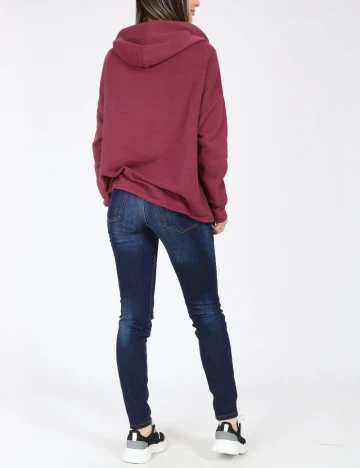 Hanorac Pull&Bear, roz pudra inchis