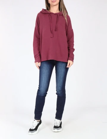 Hanorac Pull&Bear, roz pudra inchis