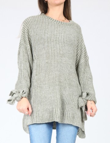 
						Pulover Oversize Pull&Bear, verde