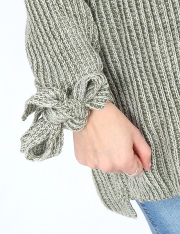 Pulover Oversize Pull&Bear, verde