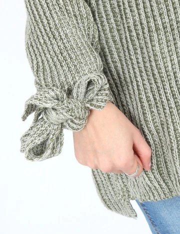 Pulover Oversize Pull&Bear, verde