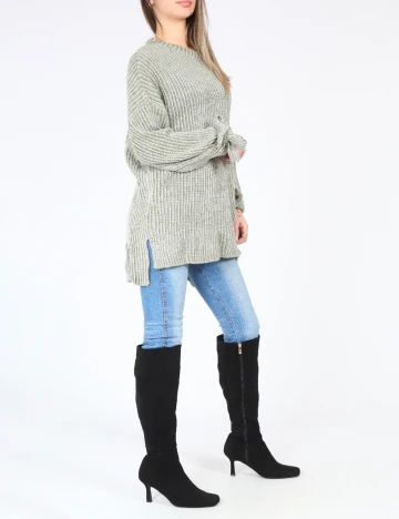 Pulover Oversize Pull&Bear, verde