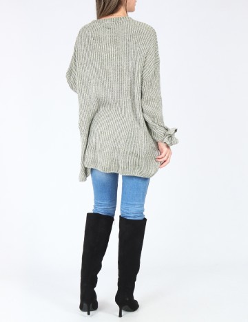 Pulover Oversize Pull&Bear, verde