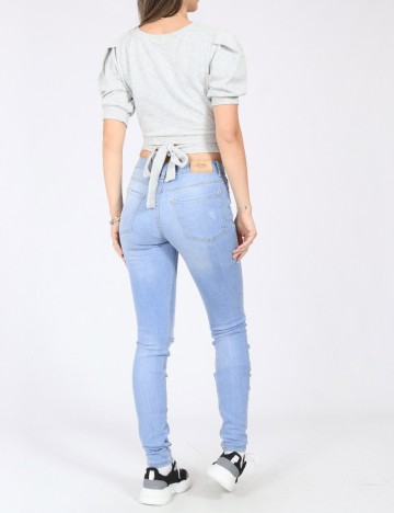 Blugi Bershka, albastru deschis