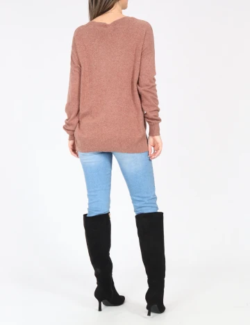 Bluza Pull&Bear, roz pudra inchis