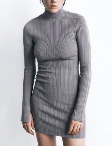 Rochie scurta Zara, gri