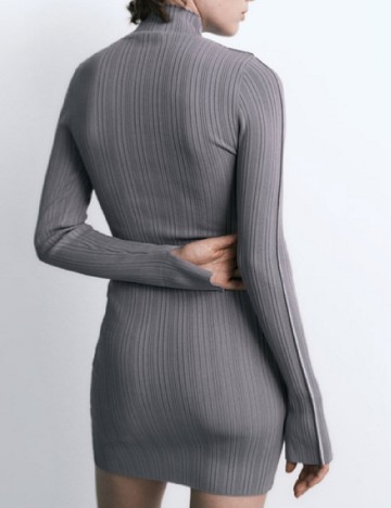 Rochie scurta Zara, gri