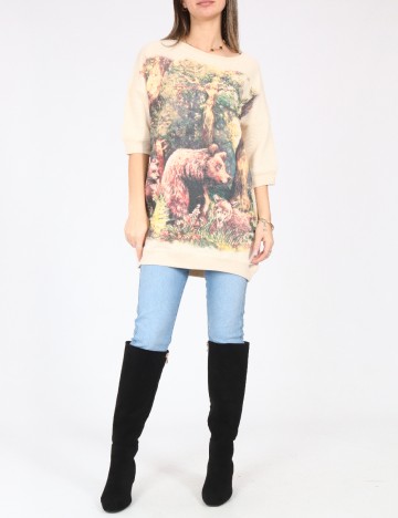 
						Bluza Oversize Zara, mix culori